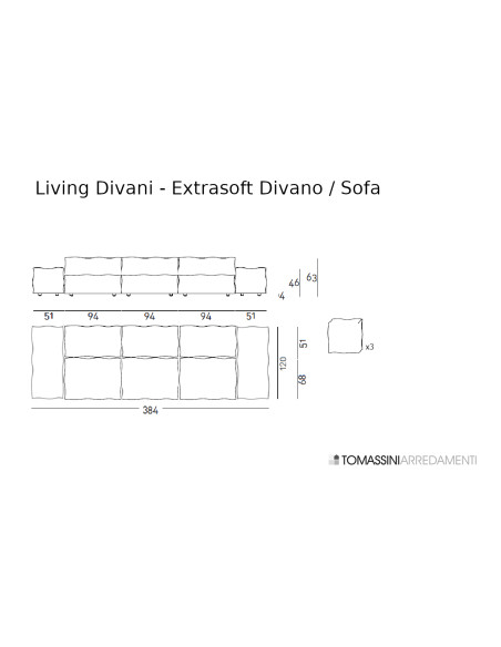 Divano Extrasoft in pelle marrone (Offerta Expo) Living Divani - 7