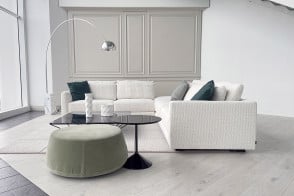 Canapé Alexander en tissu blanc sale (Offre Expo) - 6 2