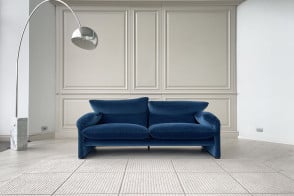 Maralunga Maxi Blue Sofa (Expo Offer) Cassina - 9 2
