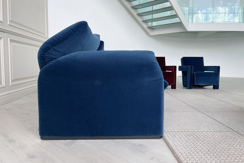 Canapé Maralunga Maxi bleu (Offre Expo) Cassina - 3