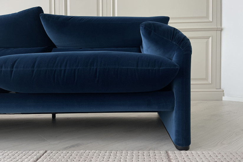 Canapé Maralunga Maxi bleu (Offre Expo) Cassina - 4