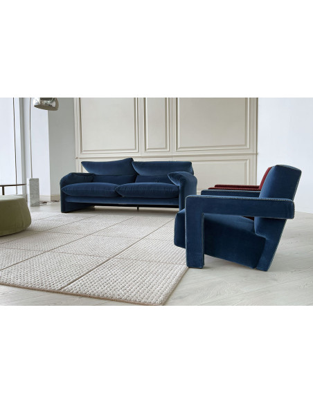 Maralunga Maxi Blue Sofa (Expo Offer) Cassina - 5