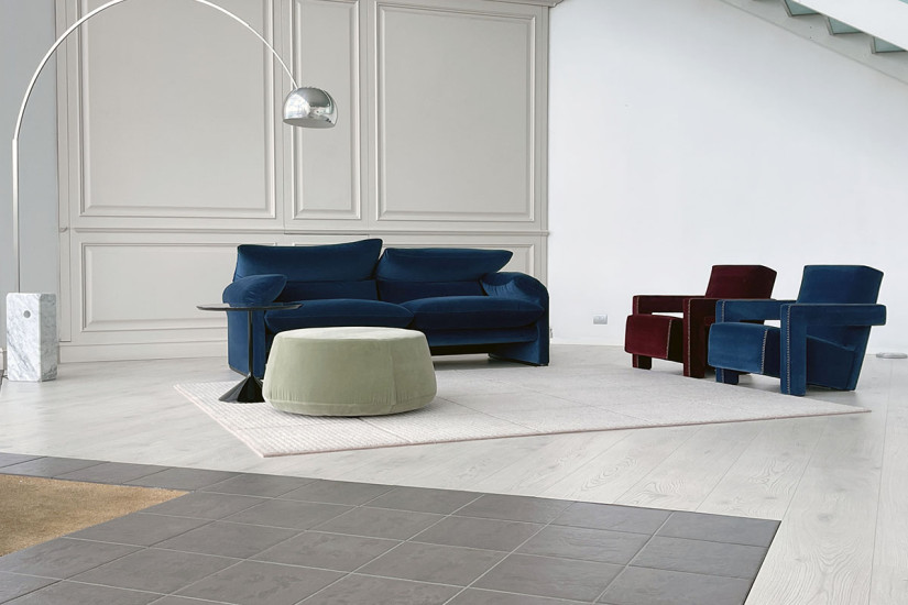 Canapé Maralunga Maxi bleu (Offre Expo) Cassina - 6