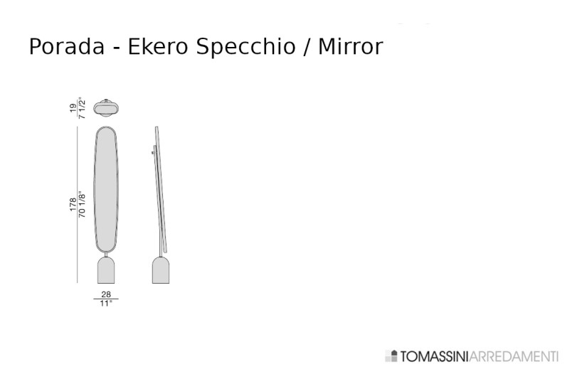 Ekero White Marble Mirror (Expo Offer) Porada - 8