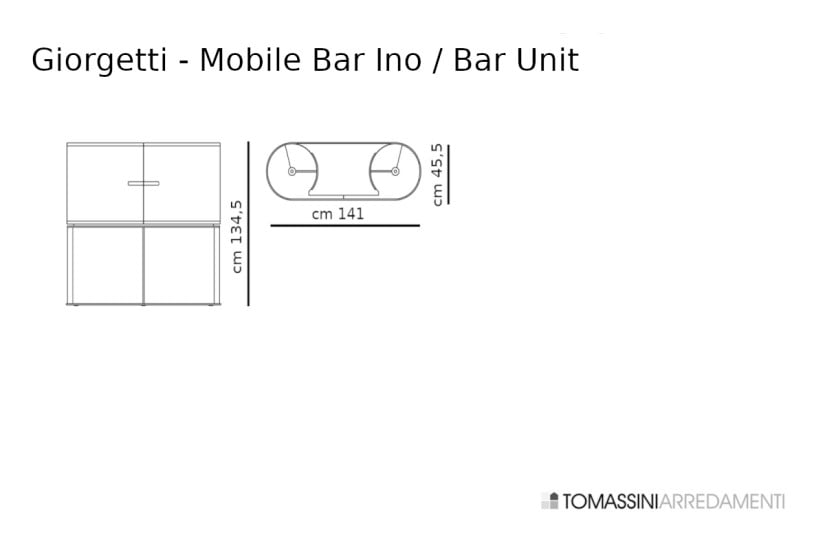 Mobile Bar Ino a due ante (Offerta Expo) Giorgetti - 10