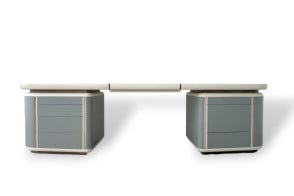 Bureau Tycoon en acajou (Offre Expo) Saba - 7