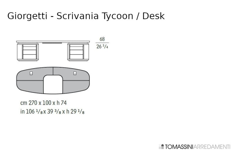 Tycoon Mahogany Desk (Expo Offer) Saba - 8