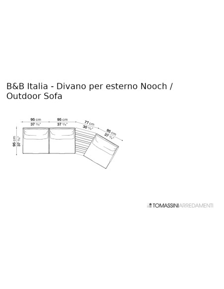 Canapé d'extérieur Nooch (Offre Expo) B&B Italia Outdoor - 10
