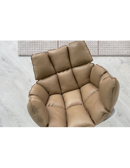 Poltrona Husk in pelle marrone (Offerta Expo) B&B Italia - 7