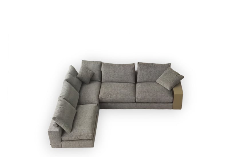 Divano Groundpiece in tessuto beige e nero (Offerta Expo) Flexform - 6