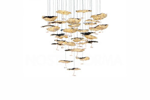 Gold Moon Suspension Lamp Catellani&Smith - 1