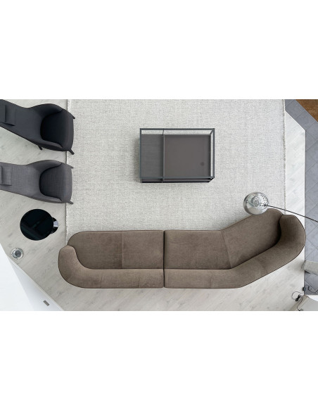 Divano Lilum in tessuto marrone (Offerta Expo) Maxalto - 7