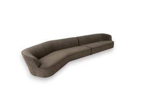 Divano Lilum in tessuto marrone (Offerta Expo) Maxalto - 8