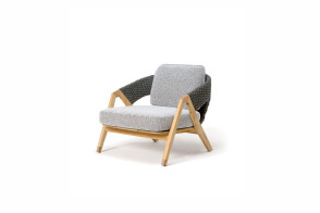 Poltrona lounge per esterno Knit Ethimo - 1 2