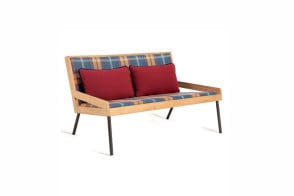 Divanetto per esterno Allaperto Mountain Tartan Ethimo - 1