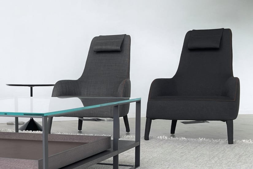 Fauteuil Bergère Febo gris (Offre Expo) - 4