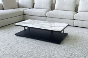 Creek White Marble Coffee Table (Expo Offer) Poliform - 6 2
