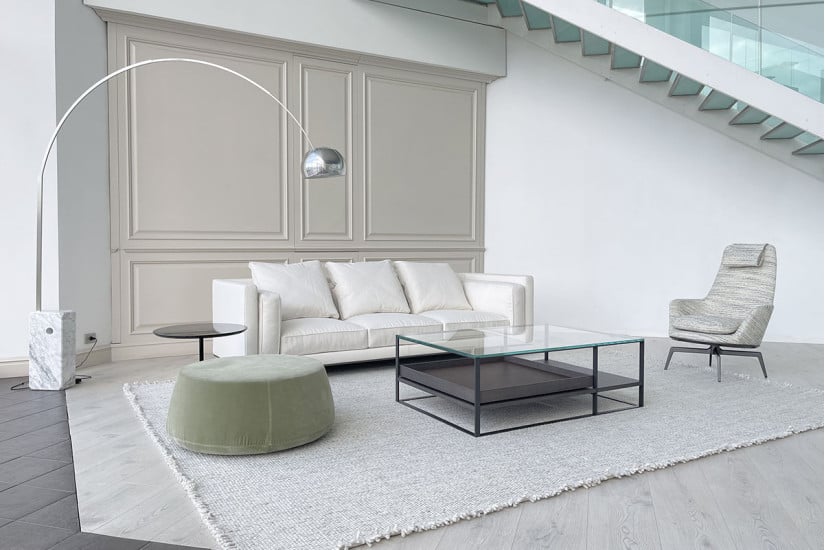 Florius White Sofa (Expo Offer)  - 2