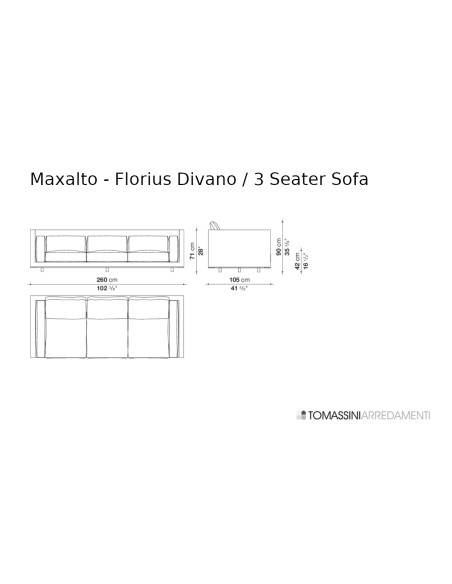 Divano Florius bianco (Offerta Expo)  - 7