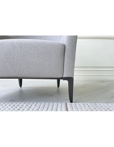 Fauteuil Gentleman Relax en tissu taupe (Offre Expo) - 6