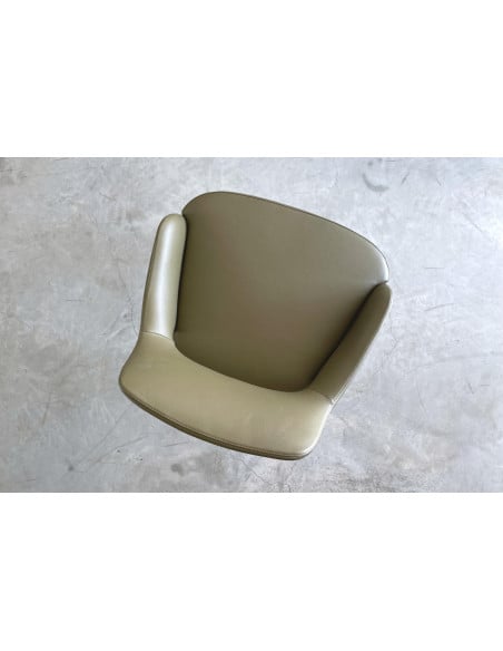 Sgabello Sophie Light in pelle verde (Offerta Expo) Poliform - 6