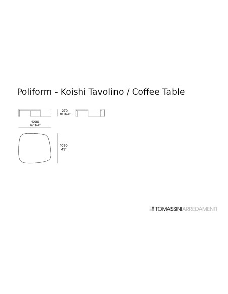 Koishi Marble Coffee Table (Expo Offer) Poliform - 7