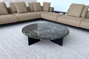 Table Mush en marbre vert (Offre Expo) Poliform - 7 2