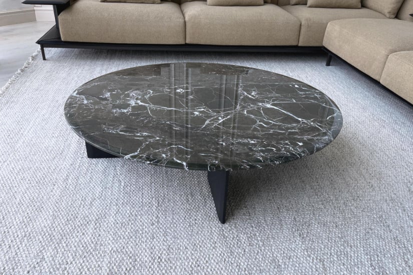 Table Mush en marbre vert (Offre Expo) - 3
