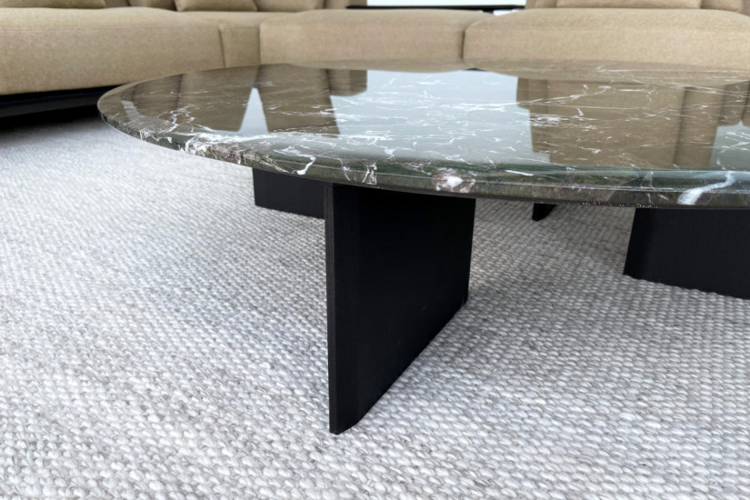Tavolino Mush in marmo verde (Offerta Expo)  - 5