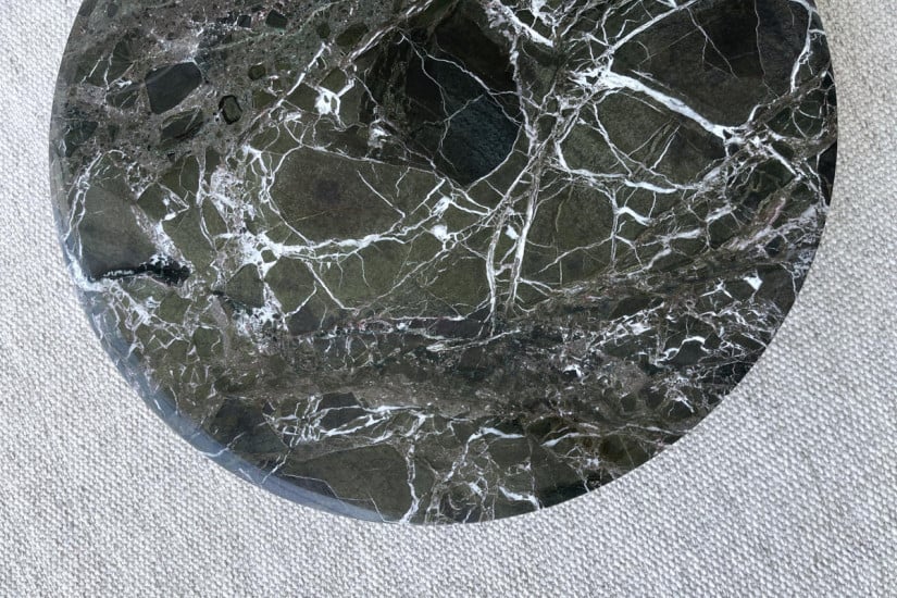 Tavolino Mush in marmo verde (Offerta Expo)  - 6