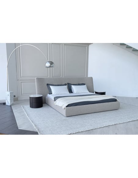 Lit Rever en tissu gris (Offre Expo) - 2