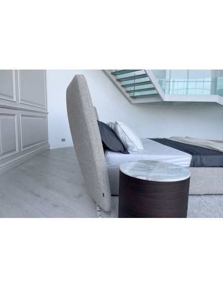 Letto Rever in tessuto grigio (Offerta Expo)  - 3