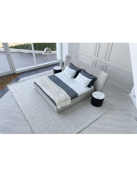 Letto Rever in tessuto grigio (Offerta Expo)  - 4