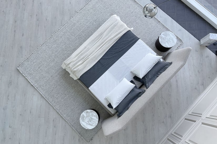Rever Grey Fabric Bed (Expo Offer)  - 5