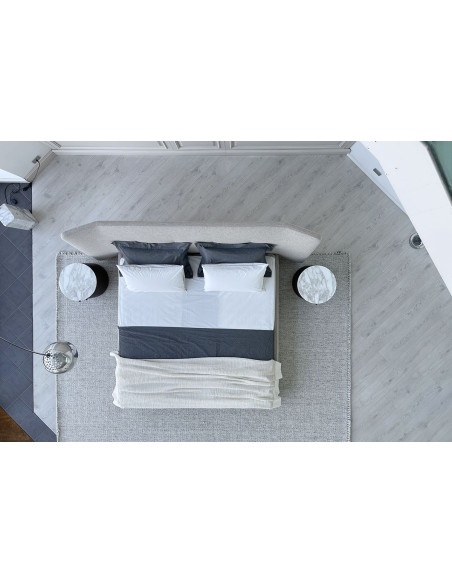 Lit Rever en tissu gris (Offre Expo) - 6