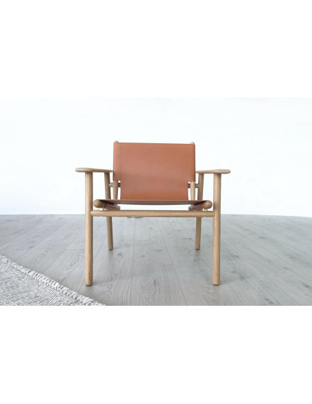 Cordoba Orange Leather Armchair (Expo Offer) B&B Italia - 1