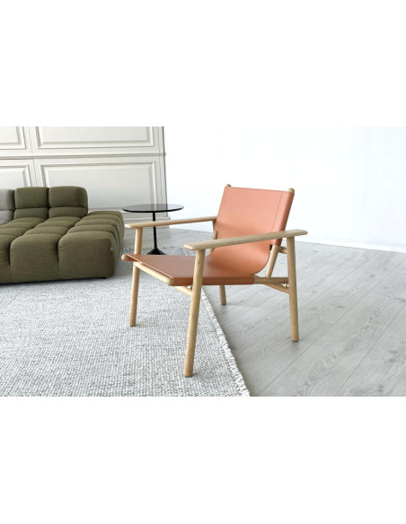 Cordoba Orange Leather Armchair (Expo Offer) B&B Italia - 2
