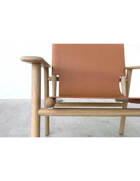 Cordoba Orange Leather Armchair (Expo Offer) B&B Italia - 4