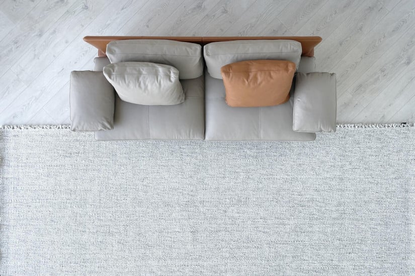 Divano Get Back in pelle marrone e grigia (Offerta Expo) Poltrona Frau - 7