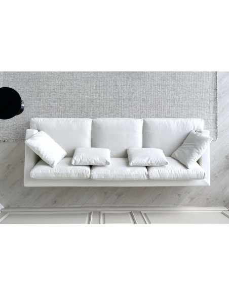 Divano Karma in tessuto bianco (Offerta Expo) Saba - 6
