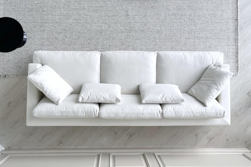 Divano Karma in tessuto bianco (Offerta Expo) Saba - 6