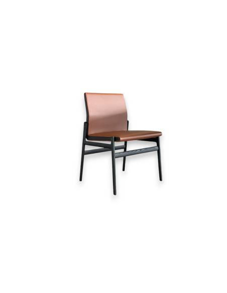 Chaise Ipanema en cuir marron (Offre Expo) Poliform - 6