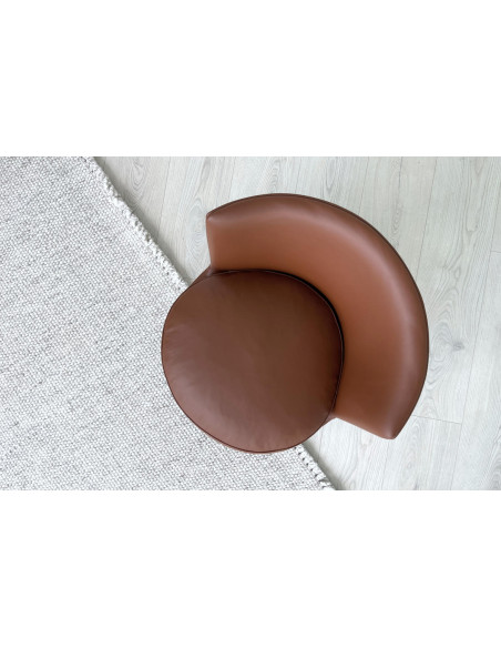 Poltrona Feel Good in pelle marrone (Offerta Expo) Flexform - 2
