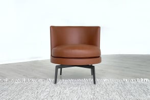 Feel Good Brown Leather Armchair (Expo Offer) Flexform - 6 2