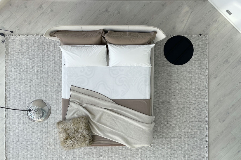 Letto Alys 10 in tessuto beige (Offerta Expo)  - 8