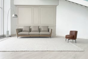 Canapé Bretagne en cuir marron (Offre Expo) - 8 2