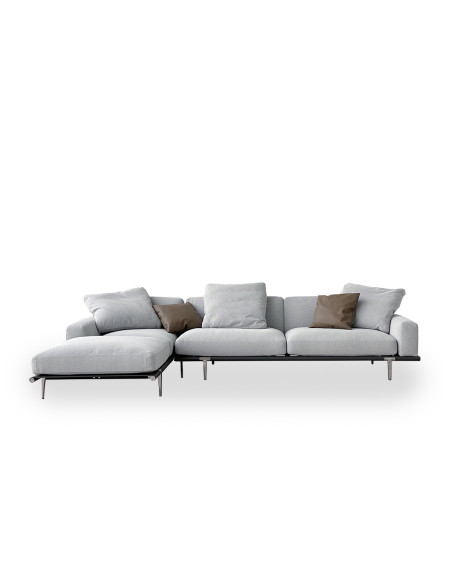 Divano Let It Be in tessuto grigio chiaro (Offerta Expo) Poltrona Frau - 7