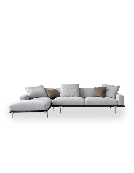 Let It Be Light Gray Fabric Sofa (Expo Offer) Poltrona Frau - 7