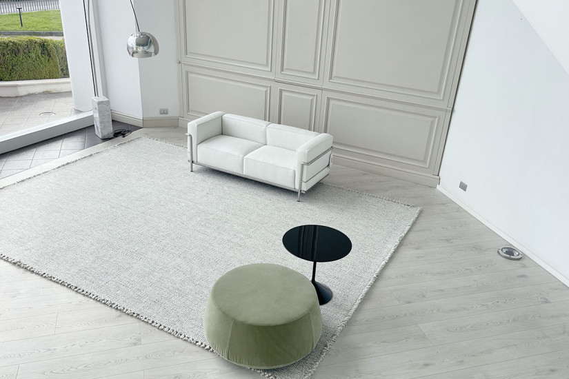 Divan LC3 Fauteuil Grand Confort, Grand Modèle blanc (Offre Expo) Cassina - 2