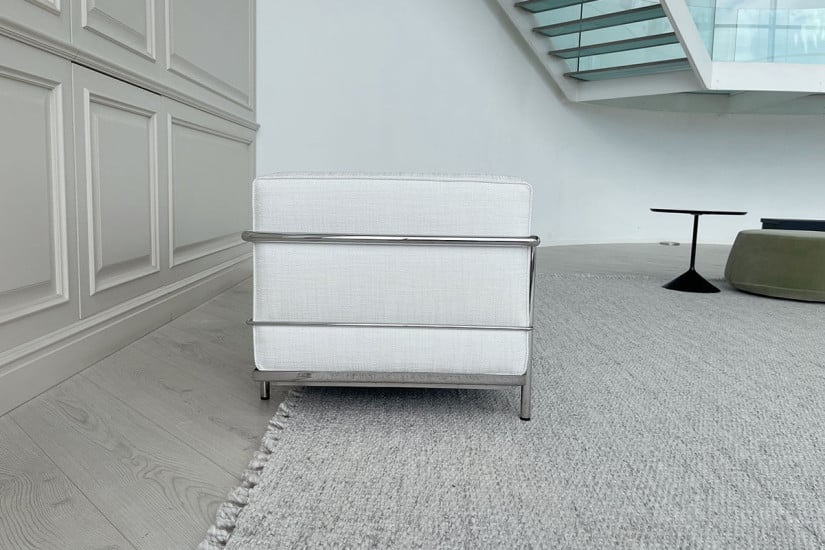 Divano LC3 Fauteuil Grand Confort, Grand Modèle bianco (Offerta Expo) Cassina - 9